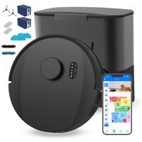 bObsweep - UltraVision Pet Self-Empty Robot Vacuum & Mop, 1.5 Gal 180-Day Dock, App & Voice Contr... - Large Front