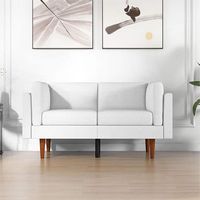 Bestier - Convertible Sleeper Sofa 2 in 1, Modern Sofa Bed Couches with Soft Padded Seat and Side... - Large Front