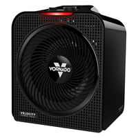 Vornado - Velocity 4 Whole Room Space Heater - Black - Large Front