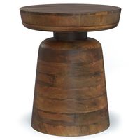 Simpli Home - Robbie Accent Table - Walnut Brown - Large Front