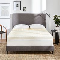 Molecule - CopperWELL 3 Inch Cooling Gel Infused Memory Foam Mattress Topper XL Twin - White - Large Front