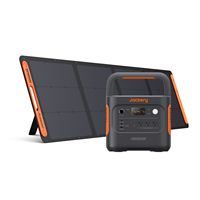 Jackery - Explorer 2000 v2 Portable Power Station + 200W Solar Panel (Ships in multiple packages)... - Large Front