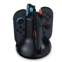 NEXT - Joy-Con 2 Quad Charging Station for Nintendo Switch 2 - Black - Large Front