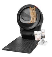 Whisker - Litter-Robot 4 Smart App-Controlled Self-Cleaning Litter Box Core Accessories Bundle - ... - Large Front