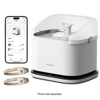 PETLIBRO - Dockstream RFID Cat and Small Dog Smart Water Fountain - White - Large Front