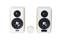 Edifier - S880DBMKII Hi-Res 2.0 Bookshelf Speakers (Pair) - White - Large Front