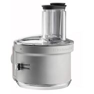 Food Processor Attachment with Dicing Kit for KitchenAid Stand Mixers - Stainless Steel - Large Front