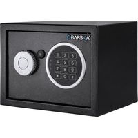 Barska - 0.22 Cu. Ft Compact  Digital Keypad Security Safe - Black - Large Front