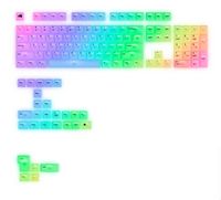 Glorious - Polychroma Translucent Universal RGB Keycaps for 100% 85% 80% TKL 60% Compact 75% Mech... - Large Front