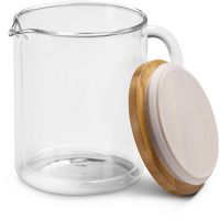 De'Longhi - Double Wall Glass Coffee Pot (750ml 25oz) - Clear - Large Front