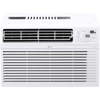 LG - 10,000 BTU Smart Window Air Conditioner - White - Large Front