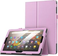 SaharaCase - Bi-Fold Folio Case for Amazon Fire HD 10 (2023) - Rose Pink - Large Front