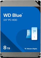WD - Blue 8TB PC Internal Hard Drive for Desktops - Large Front