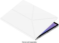 Samsung - Galaxy Tab S11 Book Cover - White - Large Front
