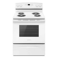 Amana - 4.8 Cu. Ft. Self-Cleaning Freestanding Electric Range - White - Large Front