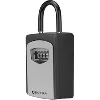 Barska - Combination Key Lock Box with Door Hanger and Wall Mount - Black - Large Front