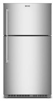 Maytag - 33 in. Wide 21 cu. ft. Top-Freezer Refrigerator with Garage Mode - Fingerprint-Resistant... - Large Front