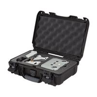 NANUK - 909 Protective Hard Case with Insert for DJI Mini 3 Pro - Black - Large Front