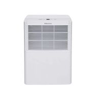 Hisense - 25 Pint 6 Quart Bucket Capacity Dehumidifier - White - Large Front
