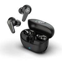 JLab - Go Pods ANC True Wireless Earbuds - Black - Large Front