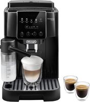 De'Longhi - Magnifica Start Fully Automatic Espresso Machine with Automatic Milk Frother - Black - Large Front