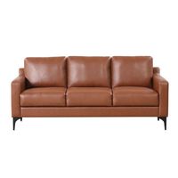 Serta - Fuller Sofa - Brown - Large Front