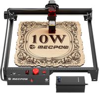Mecpow - X3 Pro Laser Engraving Machine with Air Assist, 10W Laser Cutter, Limit Switches, 10000m... - Large Front