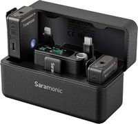 Saramonic - Ultra 2-Person Universal Wireless Mic w/32-Bit Float Recording - Large Front
