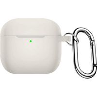 SaharaCase - Silicone Case for Apple AirPods 3 (3rd Generation 2021) - Glow White - Large Front