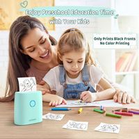 JADENS - JD-21 Mini Thermal Printer and paper bundle for Study Notes, Photos, Memos, Lists, Work ... - Large Front