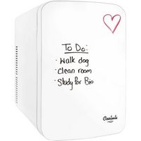 Cooluli - Vibe 0.5 Cu. Ft. Mini Fridge - White - Large Front