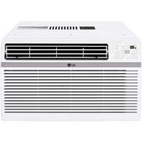 LG - 10,000 BTU Window Air Conditioner - White - Large Front