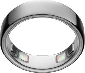 Oura - Ring 5 - Smart Ring - Size Before You Buy with OR5 Sizing Kit - Size 8 - Silver - (2026) - Large Front