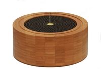 Sunpentown - 100 ml/3.3 fl.oz Ultrasonic Aroma Diffuser and Humidifier - Bamboo - Large Front