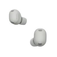 Sony - WF-1000XM6 Best Truly Wireless Noise Cancelling Earbuds - Platinum Silver - Large Front