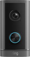 Ring - Wired Doorbell Elite (2ndGen), Power over Ethernet, Retinal 4K, Remote Gate Access, 10x Zo... - Large Front