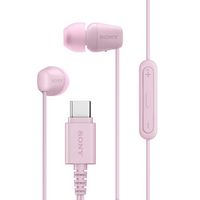 Sony - USB-C Wired In-ear Headphones - Pink - Large Front