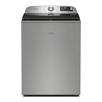 Maytag - 5.2 Cu. Ft. Smart Top Load Washer with Extra Power - Classic SIlver - Large Front