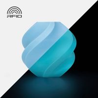 Bambu Lab - 1.75mm PLA Glow Filament - Glow Blue - Large Front