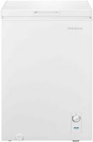 Insignia™ - 3.5 Cu. Ft. Garage-Ready Chest Freezer - White - Large Front