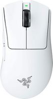 Razer - DeathAdder V4 Pro Lightweight Optical Gaming Mouse with 150 Hour Battery - Wireless - White - Large Front