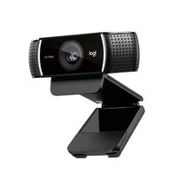 Logitech - C922 Pro Stream 1080 Video Streaming, Recording and Video Calling - Black - Large Front