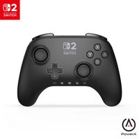 PowerA - Advantage Wireless Controller for Nintendo Switch 2 - Black - Large Front
