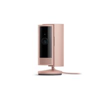 Ring - Indoor Plug-In 1080p Security Camera (2nd - Generation) with Privacy cover - Blush - Large Front
