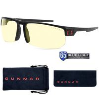 GUNNAR - Torpedo  Computer Glasses with Blue Light Reduction , Amber Lenses - Onyx - Large Front