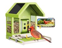 Birdfy Smart Bird Feeder with Camera, Durable Metal Bird Feeders for Outdoors, AI Identify Bird S... - Large Front