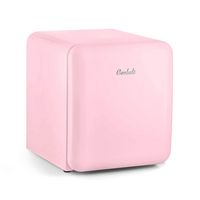 Cooluli - Curve 1.7 cuft Freestanding Compressor Fridge - Pink - Large Front