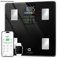 Arboleaf Smart Scale, 500lbs, 14 Key Body Composition Analysis Sync Apps, FSA or HSA eligible - B... - Large Front