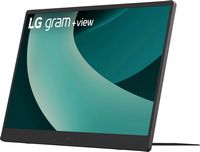 LG - gram +view 17” IPS WQXGA 60Hz Portable Monitor (USB Type-C, mini-HDMI port) - Titan Silver - Large Front