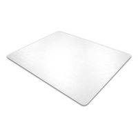 Floortex - Cleartex Rectangular 100% Recycled Post Consumer PET Chair Mat for Hard Floors 48 x 60... - Large Front